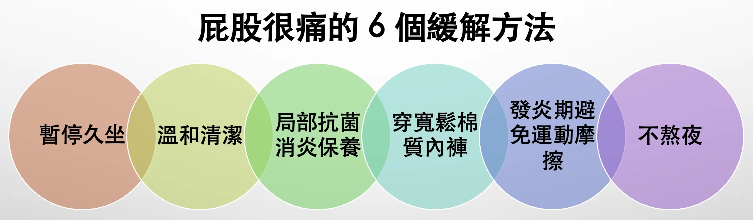 屁股很痛的 6 個緩解方法