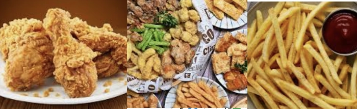 ❌ 油炸食物容易導致臉頰長痘痘 ❌ 